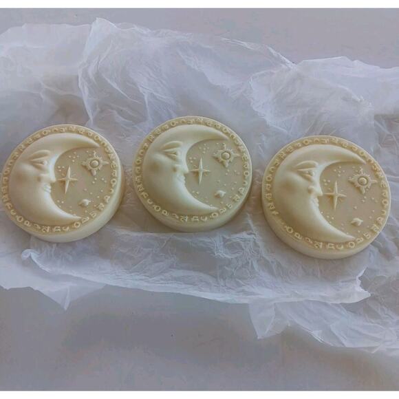 Handcrafted Art Soap Half Moon Starry Universe Celestial 4 Oz. Each Lot of 3 - Picture 6 of 6